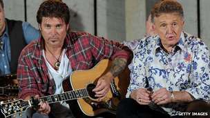 Billy Ray Cyrus and "Whispering" Bill Anderson